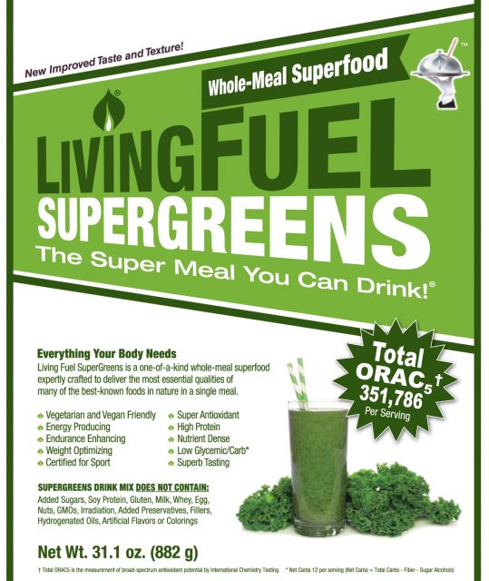 Living Fuel SuperGreens Red23 Elite Health Products